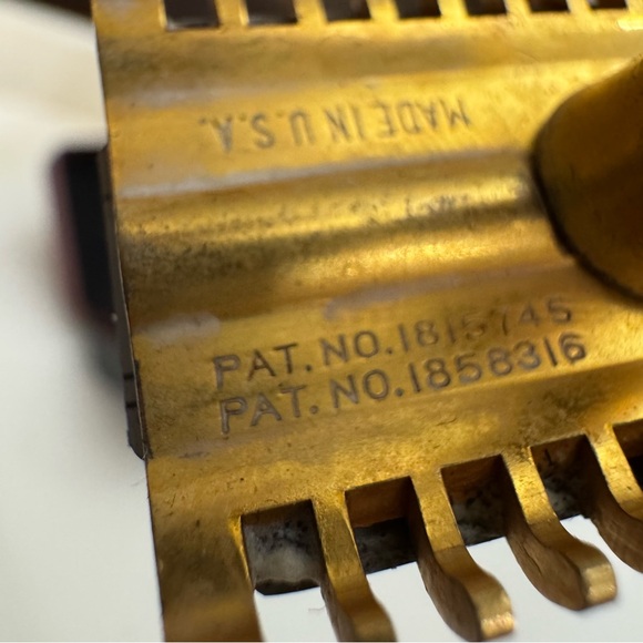 Vintage Gillette Razor & Box Gold Tone - Picture 3 of 10